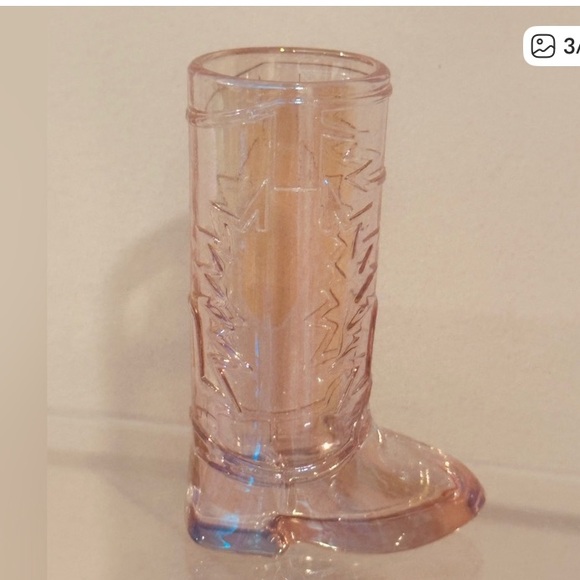 Iridescent Pink Cowboy Boot Shot Glasses - Set of 6 - Picture 6 of 8